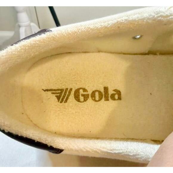 Gola Vegan Canvas Lace-Up Sneakers Tennis Mark Cox Chalk Pink Women's Size 9 - Picture 3 of 10